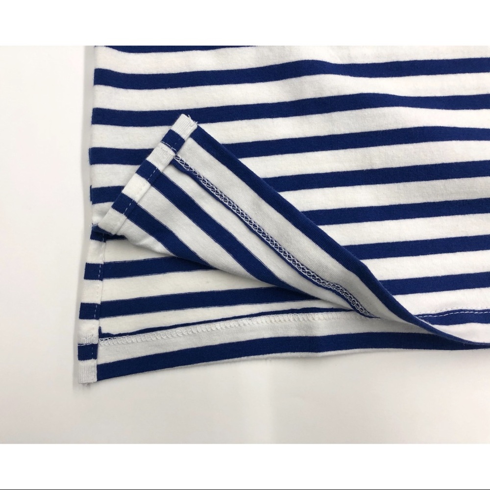 The Vermont Country Store Navy/White Stripe Knit - Picture 11 of 16